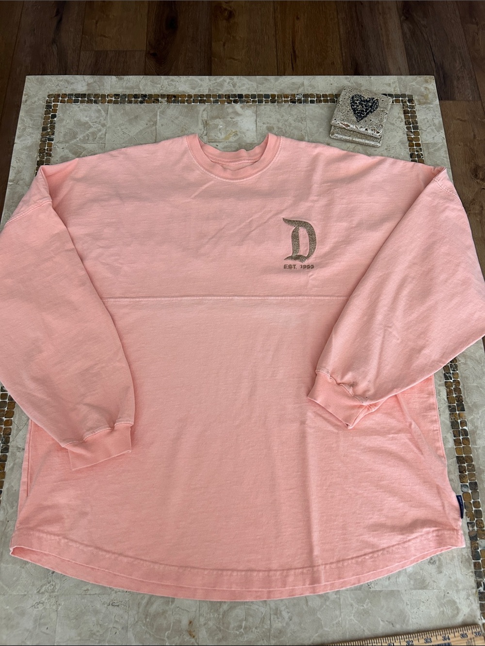Disney‎ Parks Disneyland Resort Spirit Jersey Glitter Puff Print Shirt Adult XL